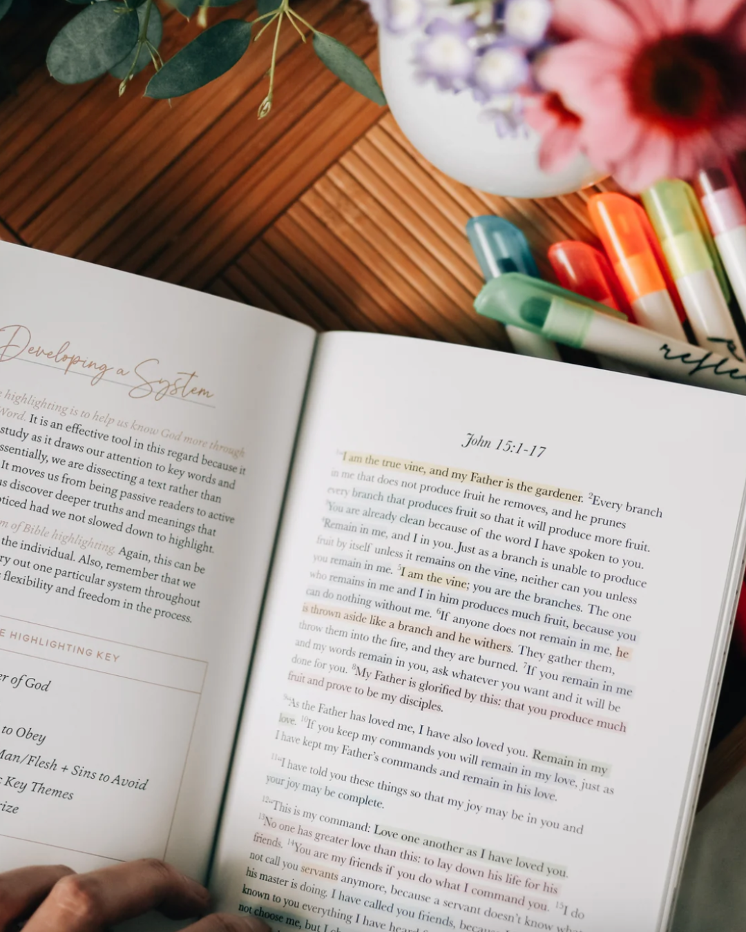 Bible highlighting guide