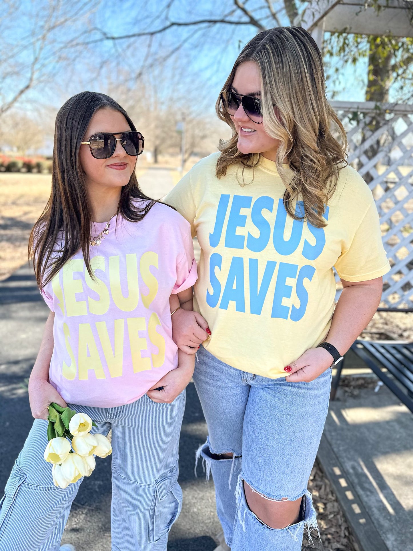 jesus saves faith shirt comfort colors pastel christian apparel
