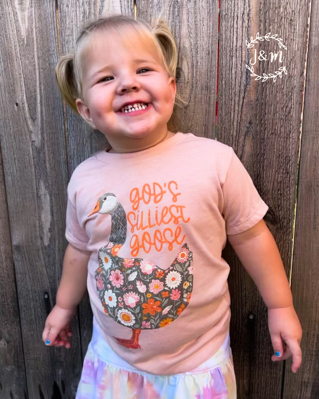 God's silliest goose | toddler tee